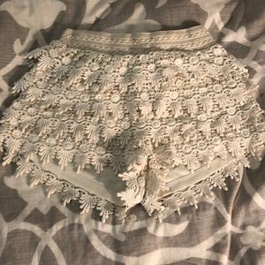 Forever 21 lace shorts